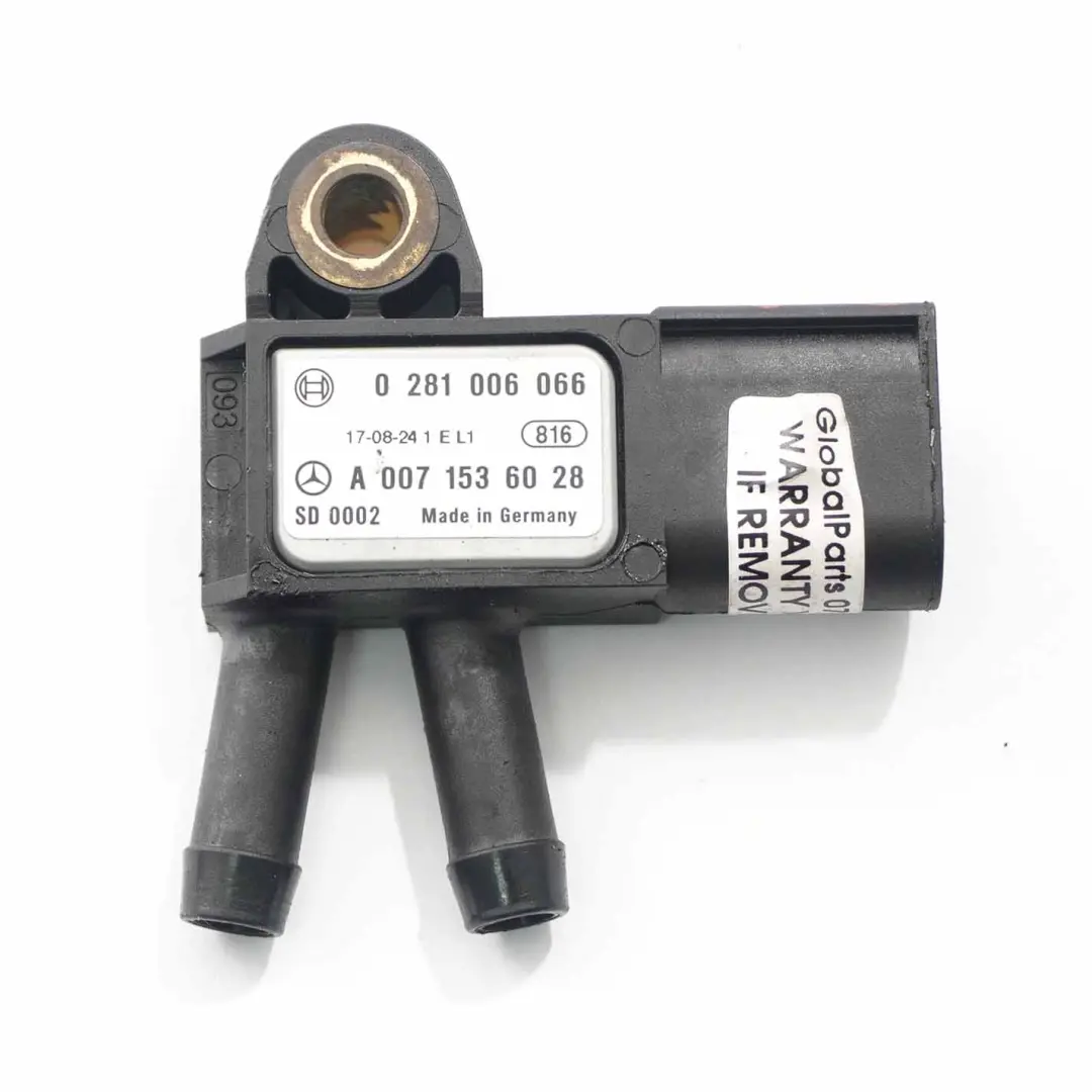 Mercedes W176 W246 OM651 Sensor de presión de escape diesel DPF A0071536028