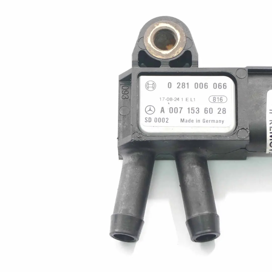 Mercedes W176 W246 OM651 Sensor de presión de escape diesel DPF A0071536028