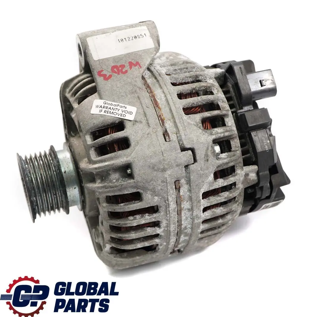 Mercedes-Benz W203 M111 C 180 Bosch Alternator Generator 0124515056