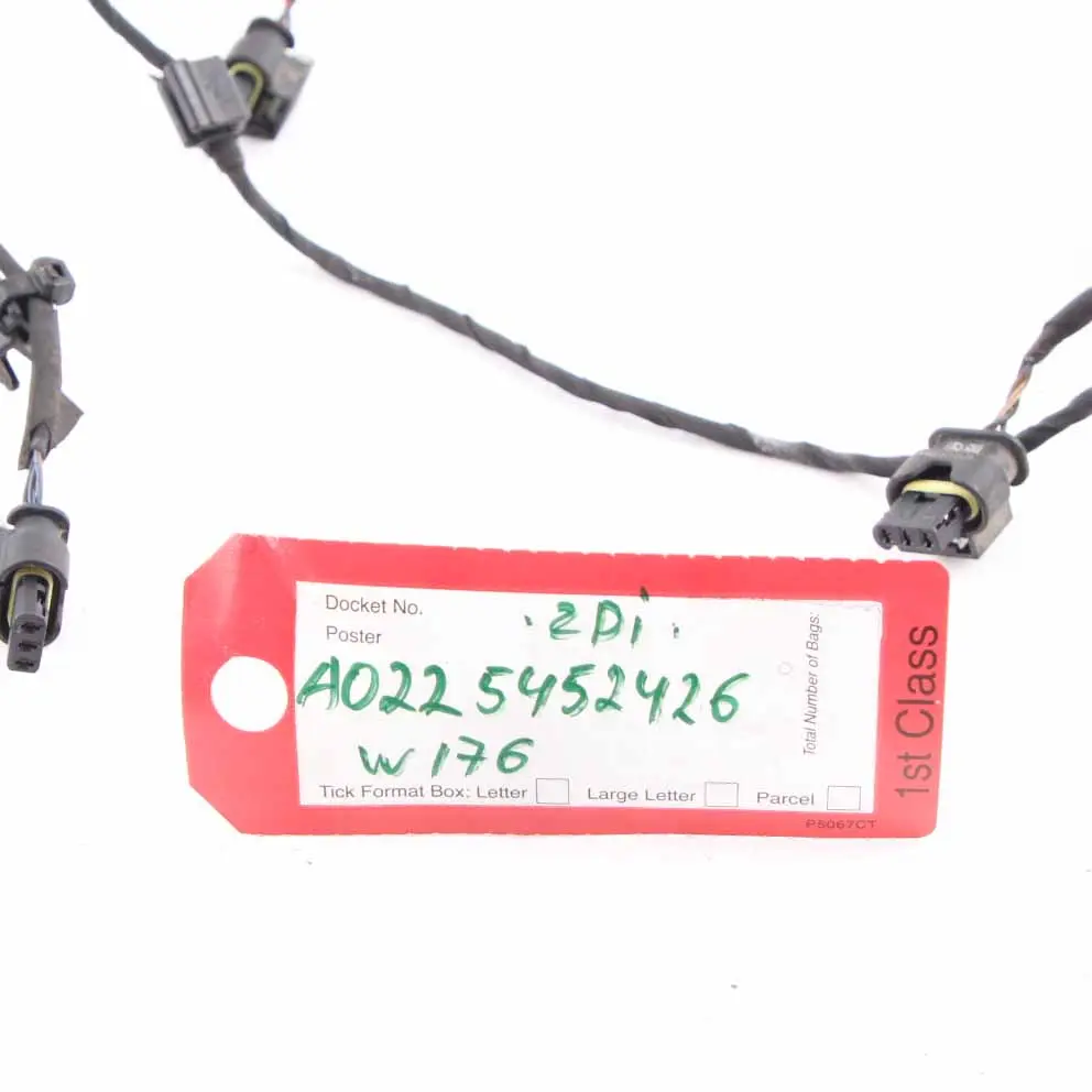 Mercedes W176 Bumper PDC Wiring Parking Sensor Loom Harness Plug A0225452426