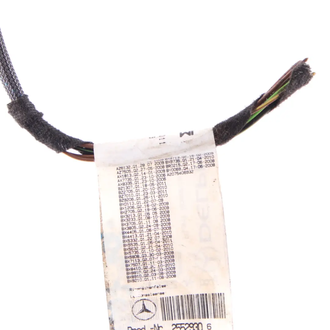 Lamp Plug Mercedes W207 C207 Rear Right O/S Light Socket Wiring A0255452226