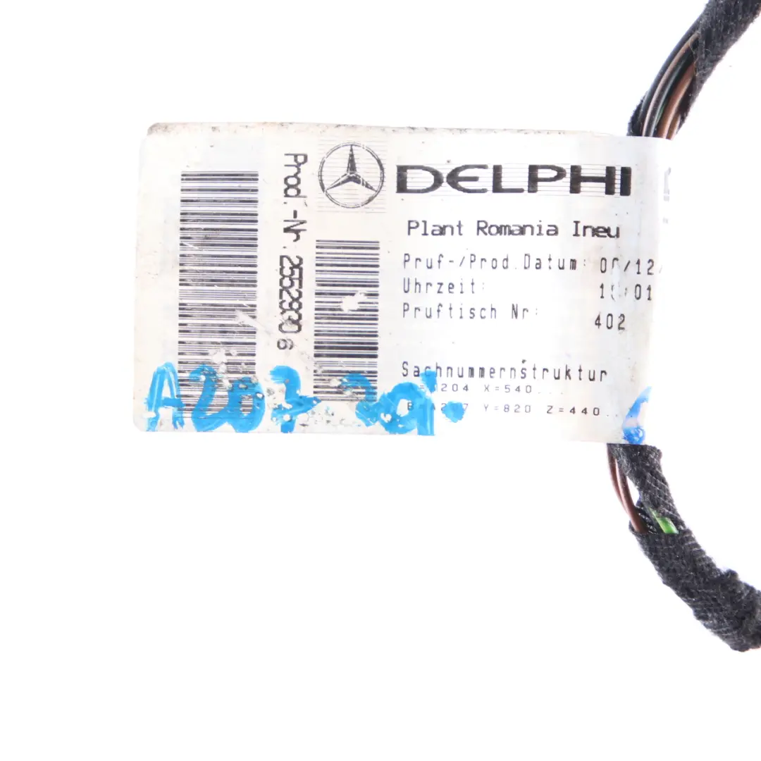 Lamp Plug Mercedes W207 C207 Rear Right O/S Light Socket Wiring A0255452226