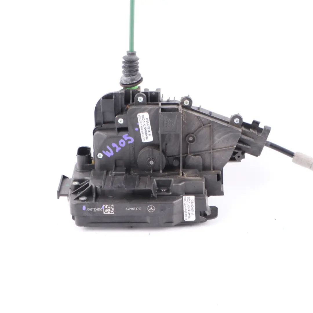 Mercedes W205 Door Lock Latch Mechanism Actuator Rear Right O/S A0997304200
