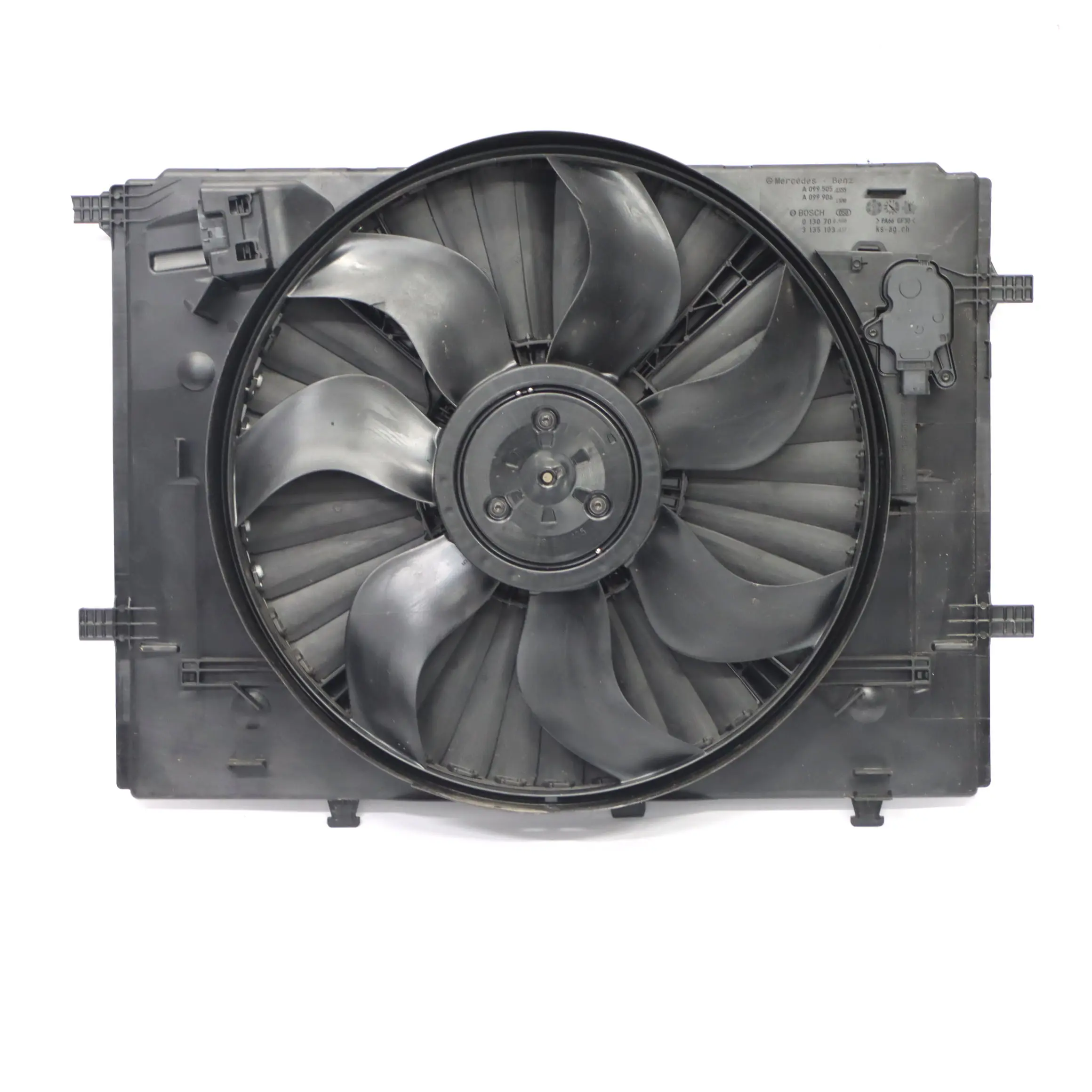 Fan Mercedes C205 OM651 Diesel Radiator Fan With Housing 400W A0999061300 