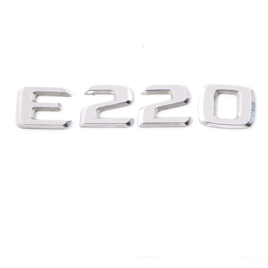 Emblema Maletero Mercedes W211 W212 Lettering E220 CDI Portón Trasero Adherido