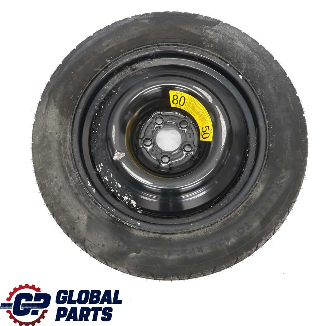 Mercedes M W163 Dunlop Rueda De Recambio Acero Neumatico R18 155/90 A1634011102