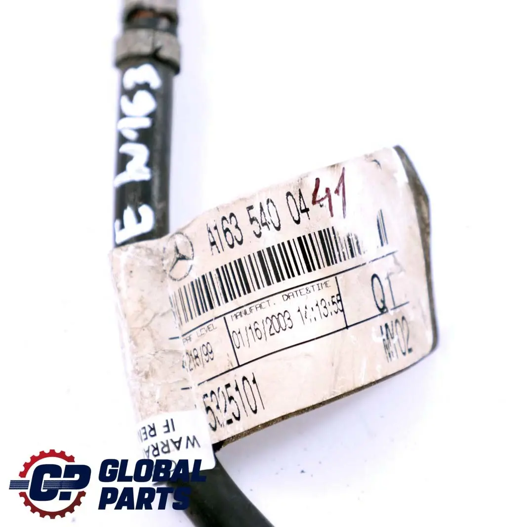 Mercedes-Benz Clase M ML W163 Cable De masa derecha Paso De rueda A1635400441