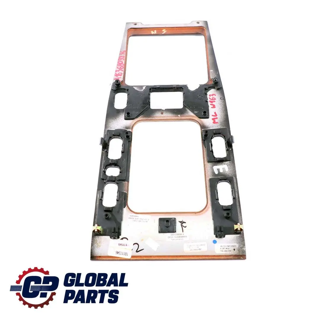 Mercedes-Benz M-Class ML W163 Centre Console Trim Frame Cover Wood A1636809236