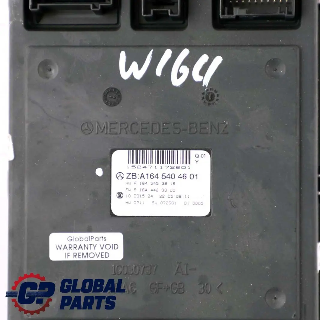 Caja fusibles módulo unidad de control Mercedes ML W164 SAM A1645404601