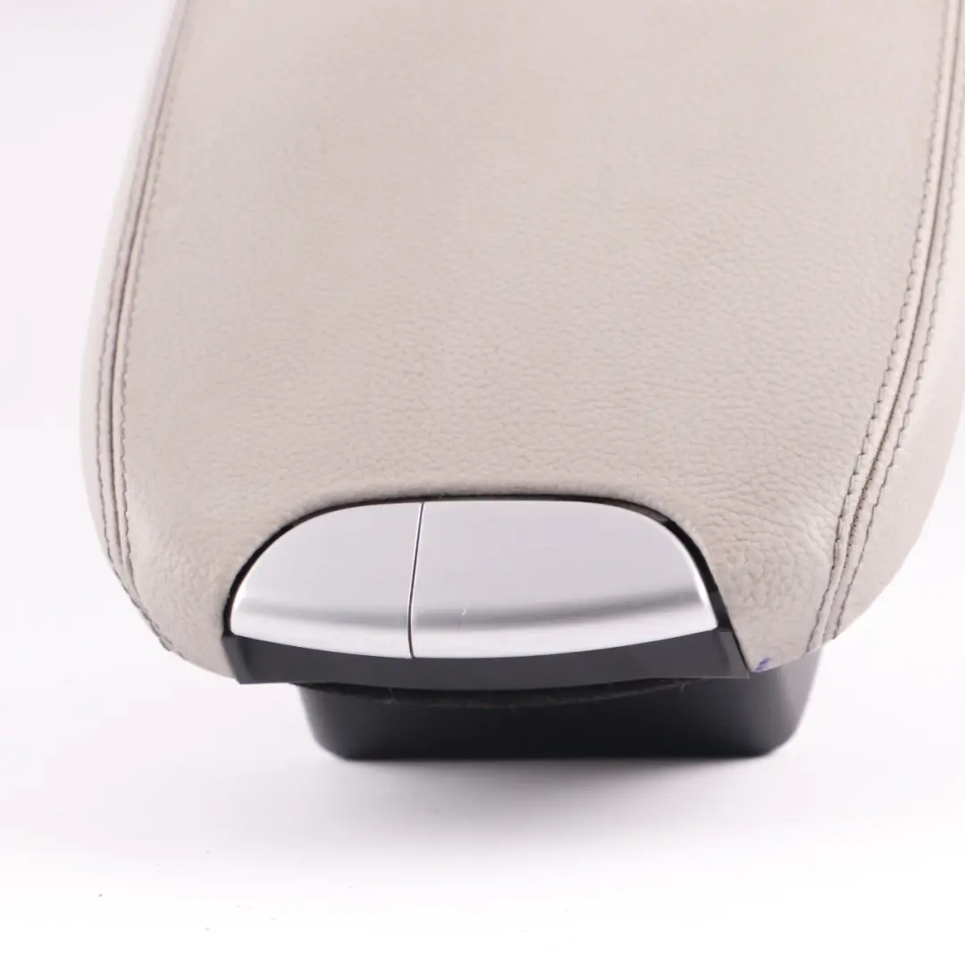 Mercedes ML W164 Centre Console Armrest Storage Cover Leather Nappa Grey