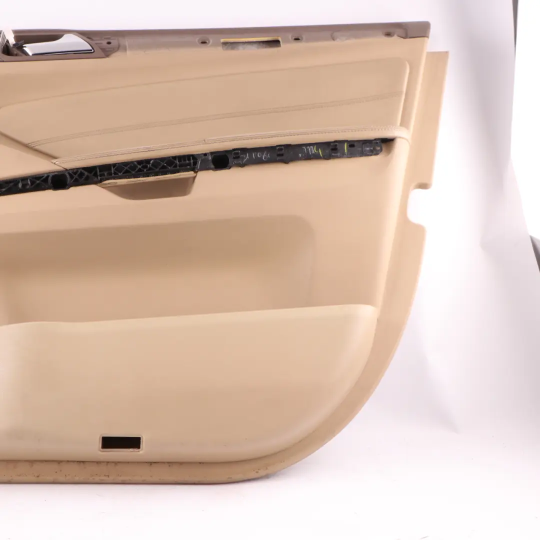 Mercedes ML W164 Door Card Front Right O/S Trim Cover Panelling Leather Brown