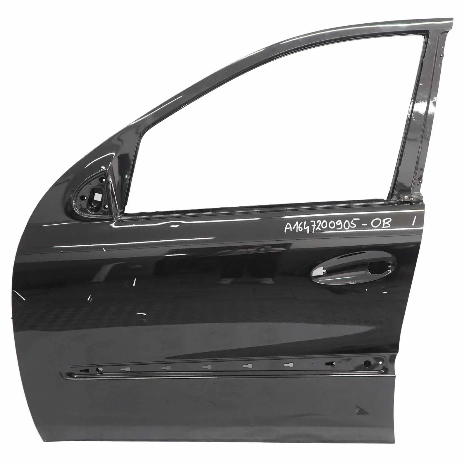 Mercedes W164 Door Front Left N/S Obsidian Black Metallic - 197