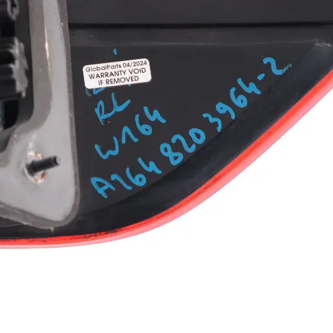 Mercedes ML W164 Rear Lamp Left N/S Light Side Panel A1648203964