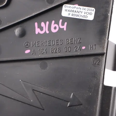Module Cover Mercedes W164 Trunk Sam Module Protection Cover A1648260024 