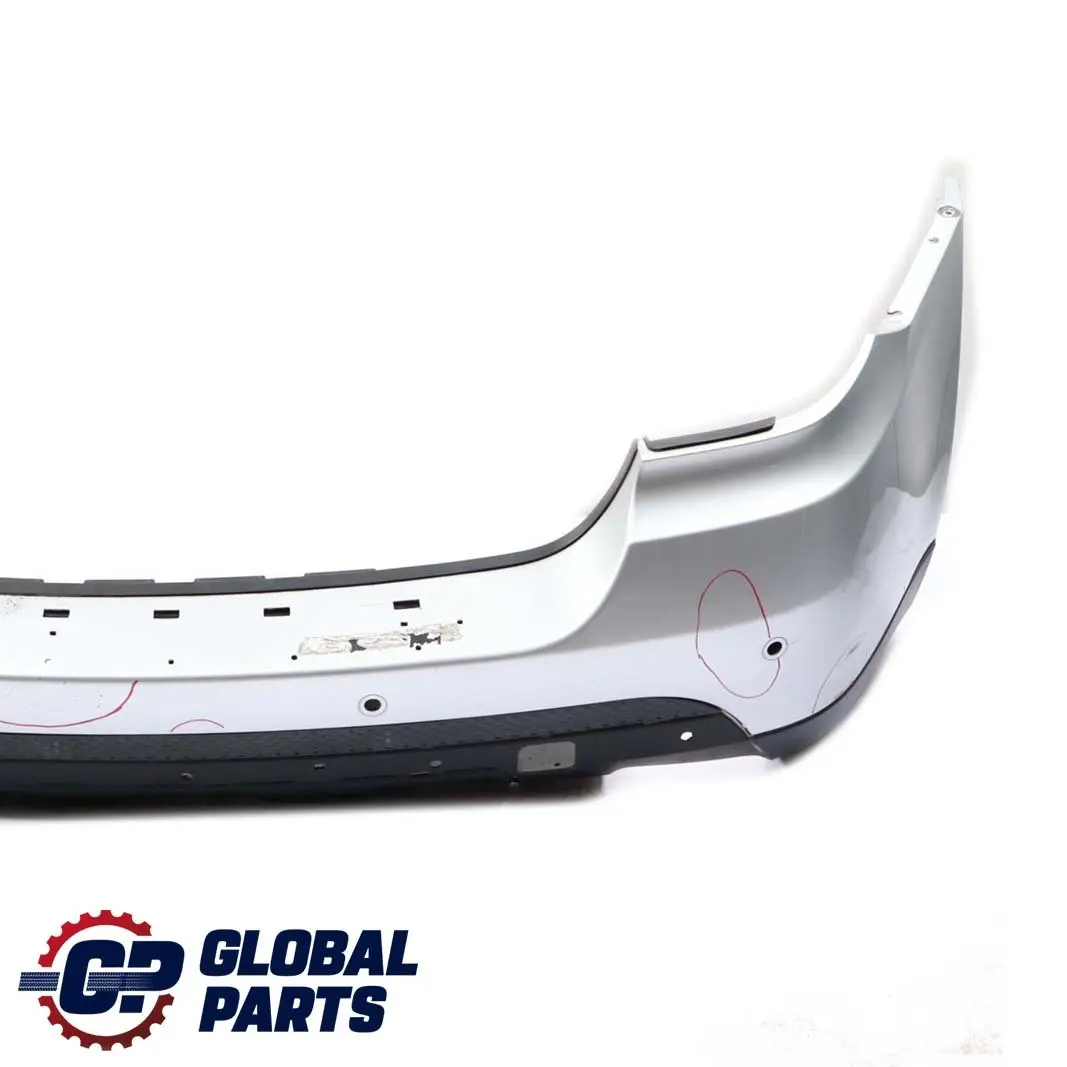 Mercedes-Benz M-Class ML W164 Rear Bumper PDC Holes Iridium Bright Silver