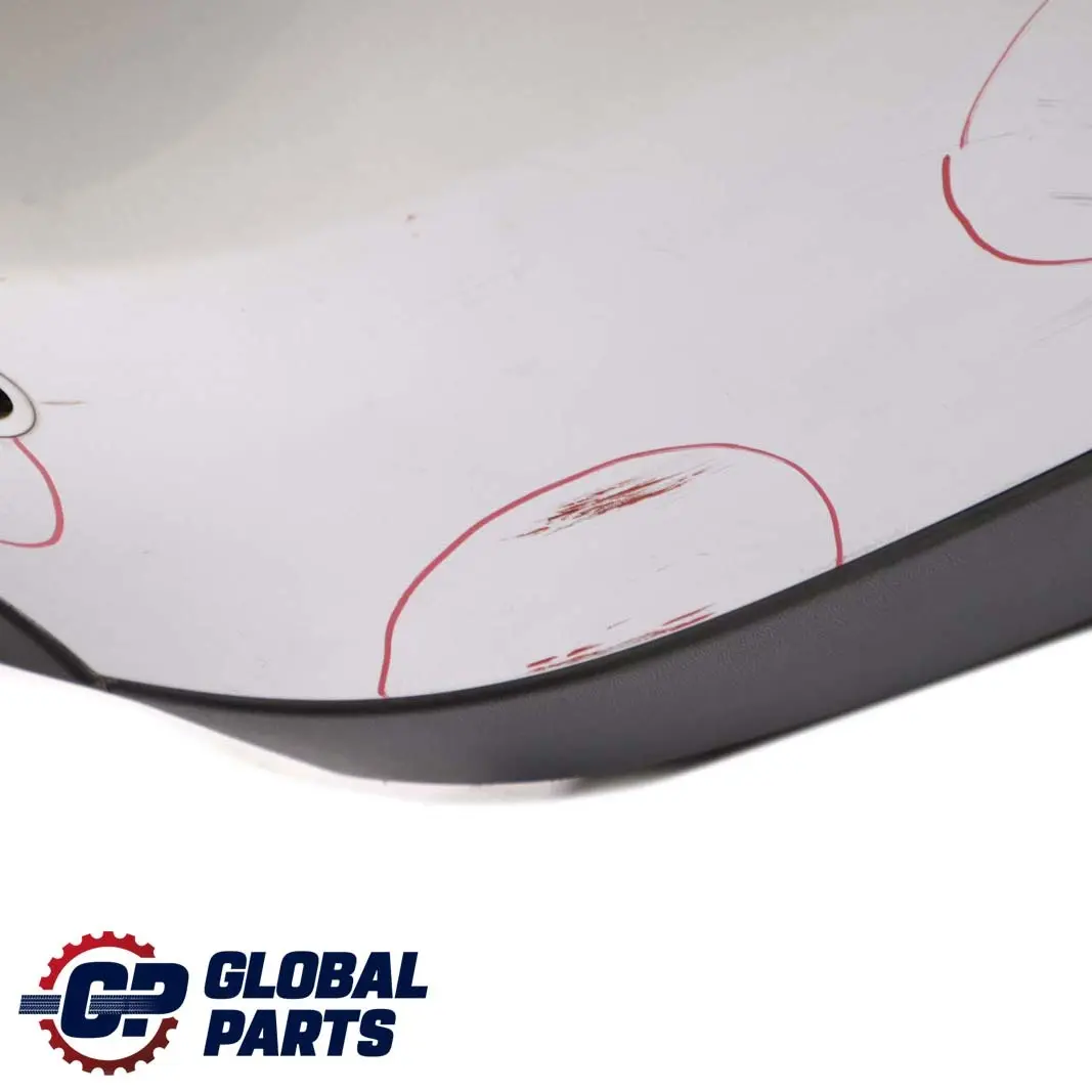 Mercedes-Benz M-Class ML W164 Rear Bumper PDC Holes Iridium Bright Silver