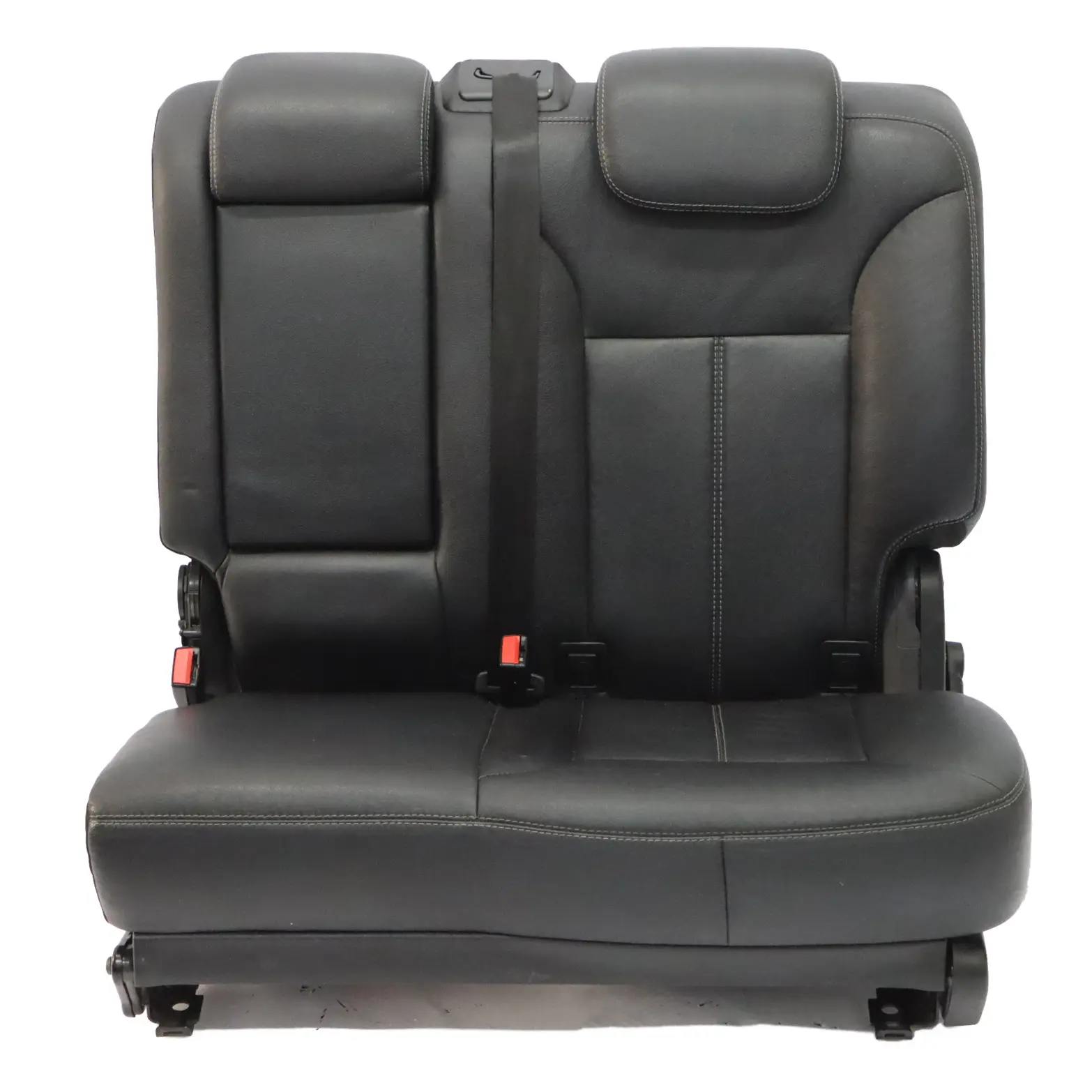 Mercedes GL X164 Respaldo Asiento Trasero Izquierdo Cubre Respaldo Cuero Negro