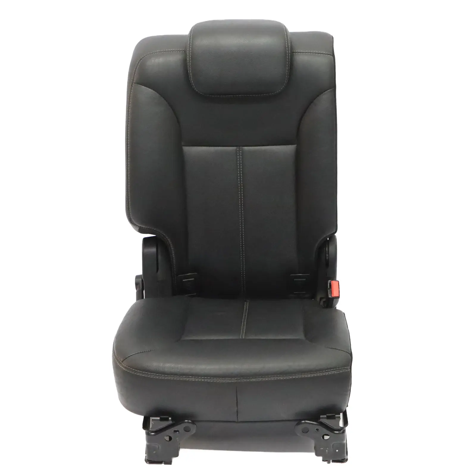 Asiento Mercedes GL X164 Respaldo Trasero Derecho Funda Respaldo Cuero Negro