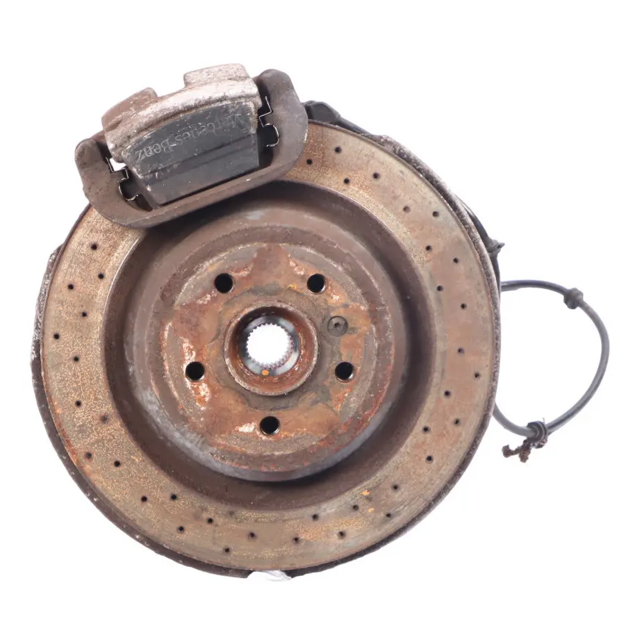 Mercedes W166 Wheel Carrier Rear Left N/S Suspension Wheel Hub Brake Disc