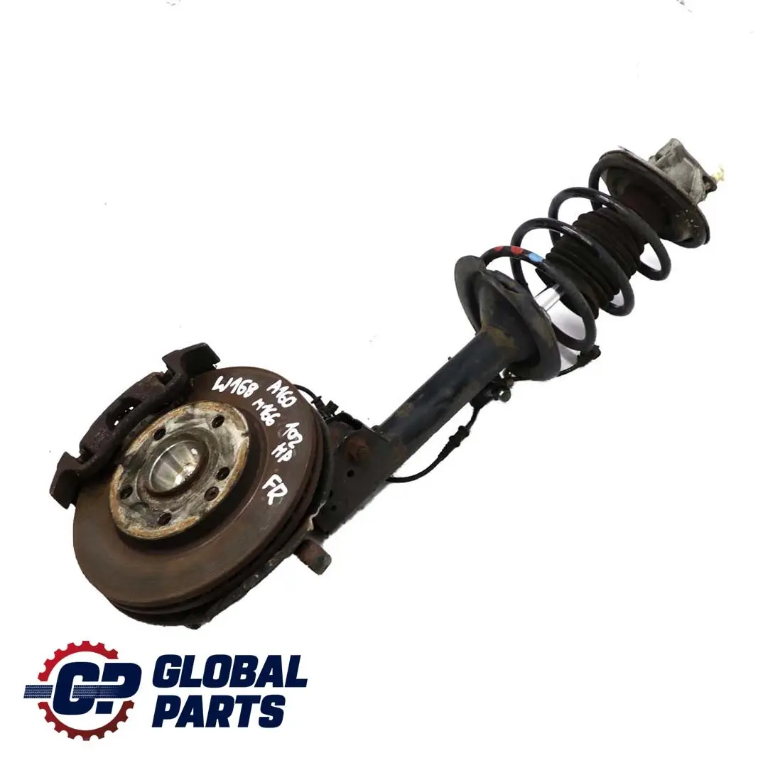 Mercedes W168 A160 Delantero Derecho Suspension Pierna Freno Rueda Hub