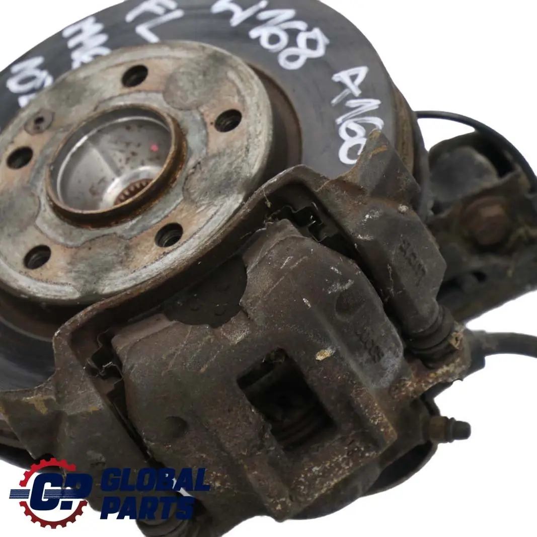 Mercedes-Benz W168 A160 Delantero Izquierdo Suspension Pierna Freno Rueda Hub