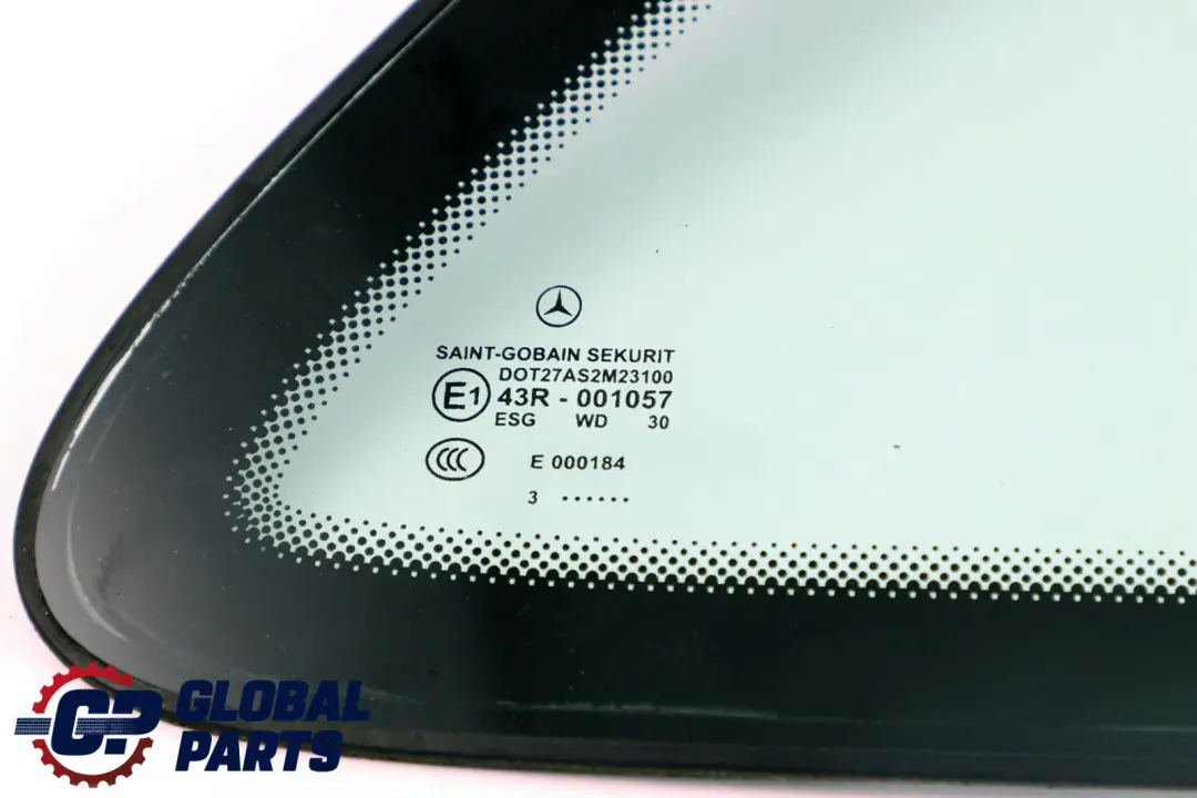 Mercedes-Benz A-Class W168 Rear Left N/S Quarter Window Glass AS2 A1686700100