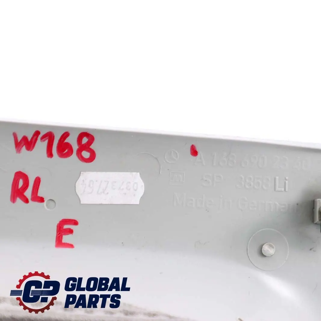 Mercedes W168 Embellecedor Pilar C Izquierdo Tapa Panel Gris A1686902340