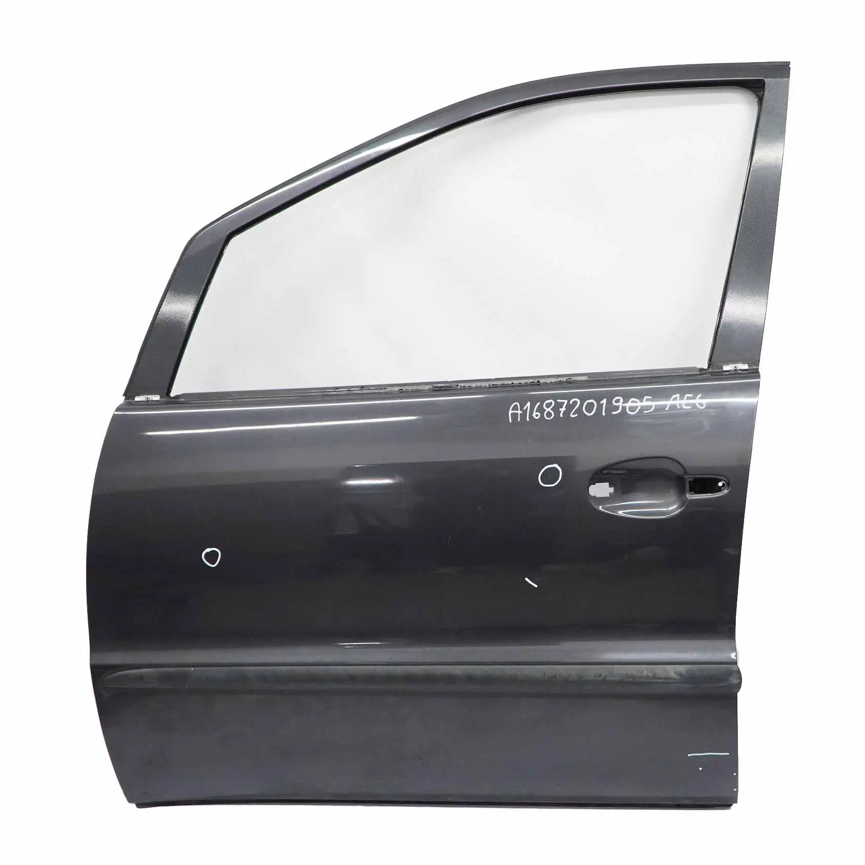 Mercedes W168 Door Front Left N/S Meteorgrau Meteor Grey Metallic - 195