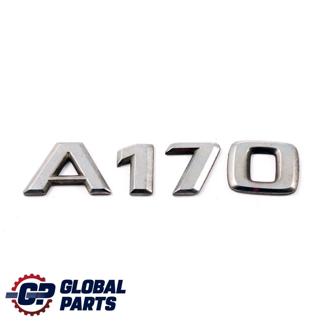 Mercedes-Benz A-Class W168 Rear Trunk Tailgate Adhered Emblem Lettering A170