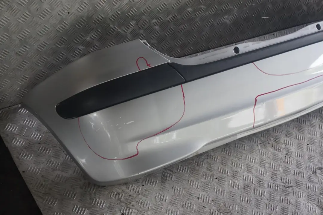 Mercedes A-Class W168 Rear Bumper Trim Panel Polar Silver Metallic - 761U