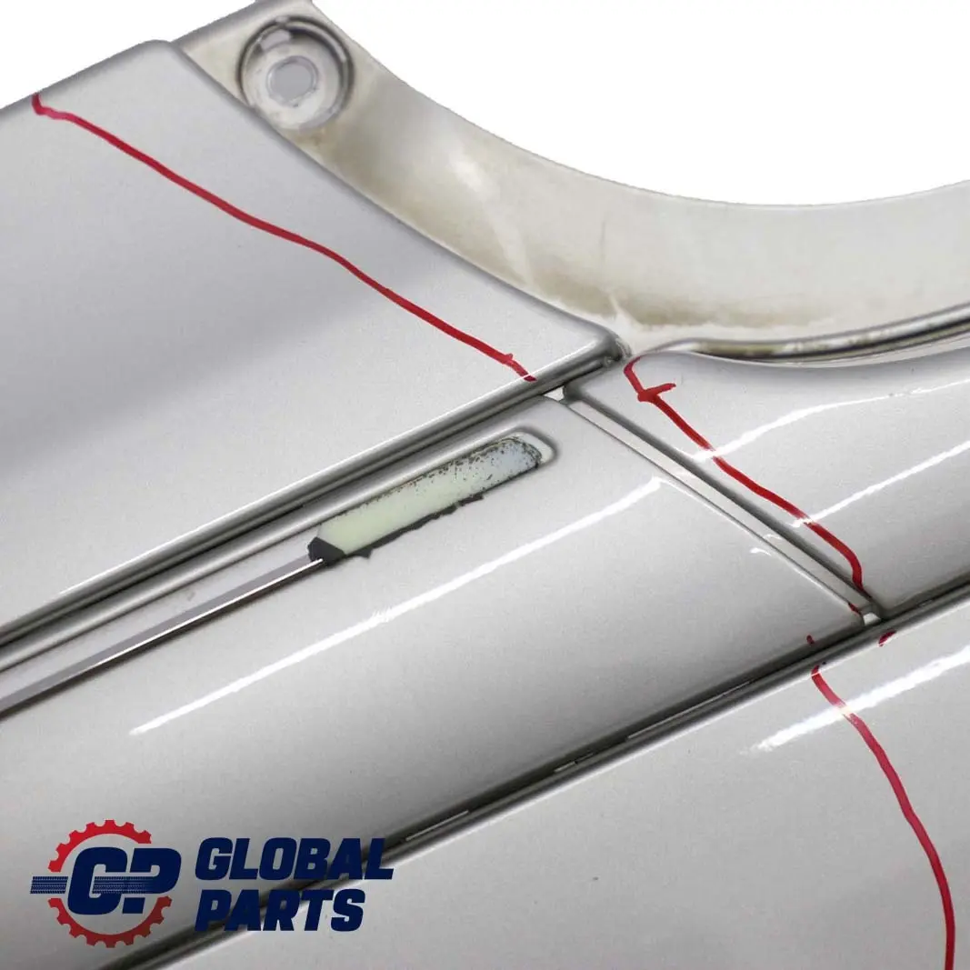 Mercedes Benz A Class W168 2 Rear Bumper Trim Panel Polar Silver Metallic 761