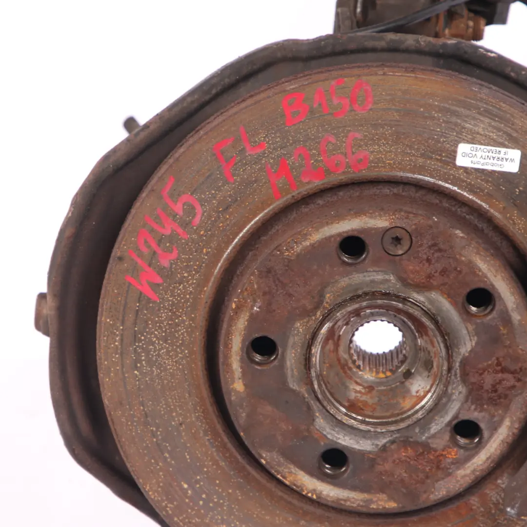 Mercedes B 150 W245 Front Left N/S Suspension Leg Brake Wheel Hub