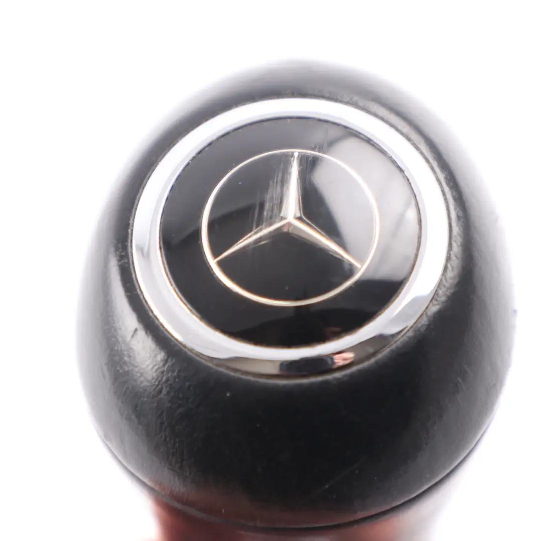 Mercedes W169 W245 Gear Shift Selector Cover Knob Lever Black Chrome Automatic