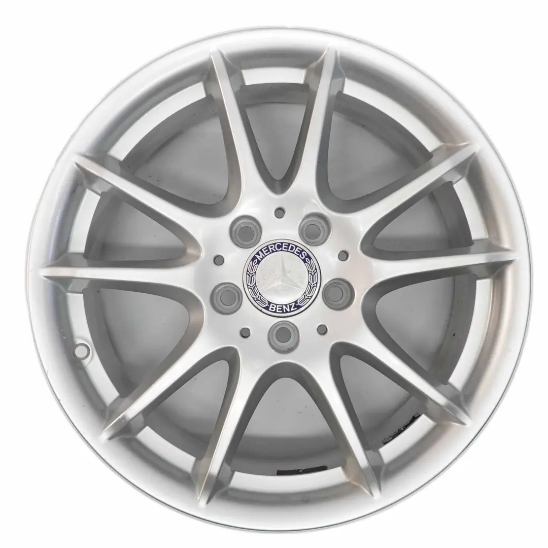 Wheel Rim Mercedes W169 W245 Silver Alloy 17" 7J ET:49 A1694012602