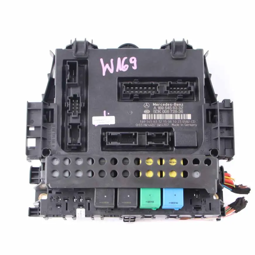 Control Unit Mercedes W169 W245 SAM Module Relay Fuse Box A1695456332