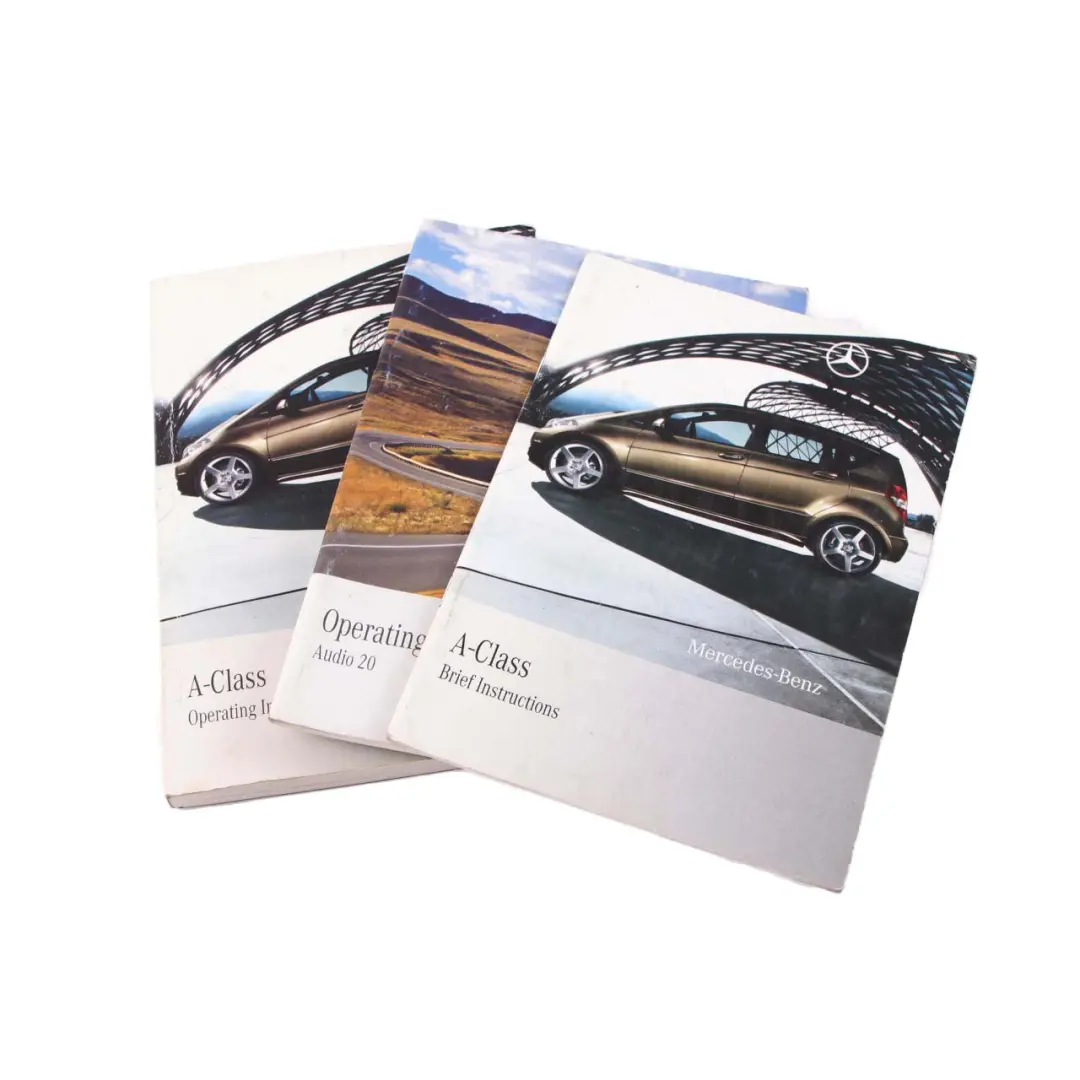 Mercedes A-Class W169 Service Booklet Book Set Pouch Case Wallet A1695844183