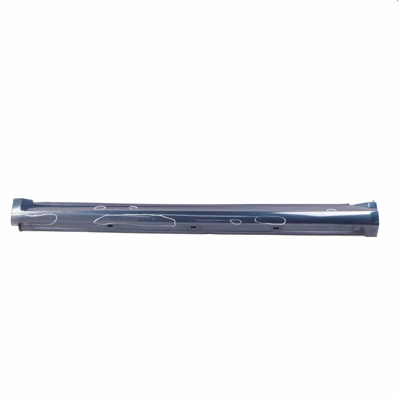 Mercedes W169 Side Skirt Door Sill Cover Left N/S Atoll Blue Metallic - 375