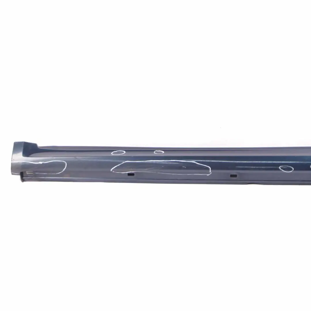 Mercedes W169 Side Skirt Door Sill Cover Left N/S Atoll Blue Metallic - 375