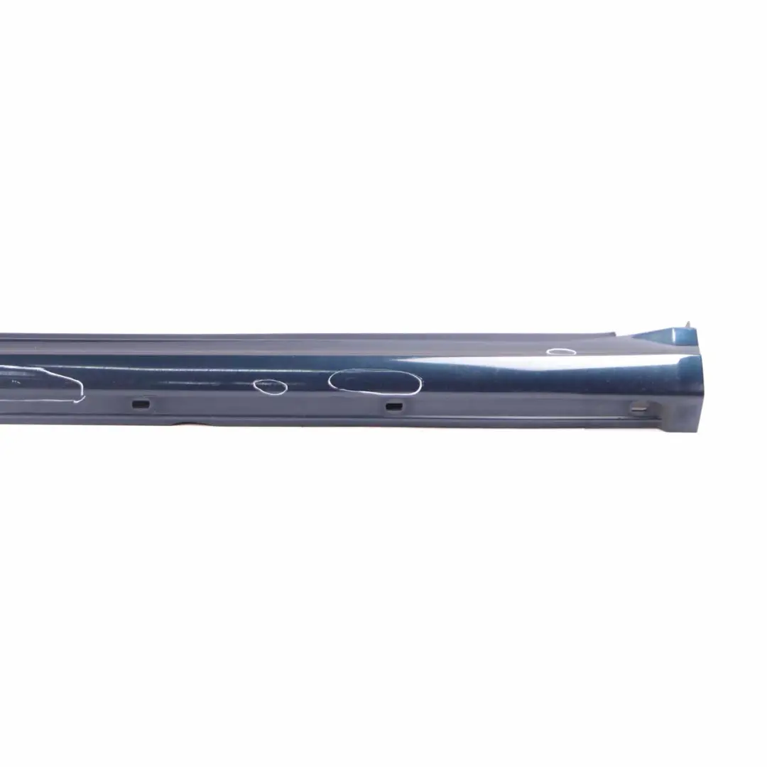 Mercedes W169 Side Skirt Door Sill Cover Left N/S Atoll Blue Metallic - 375