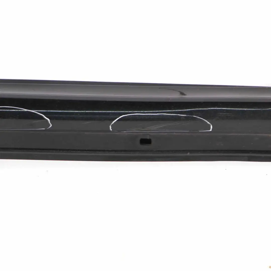 Mercedes W245 Side Skirt Door Sill Cover Right O/S Night Black Metallic - 696