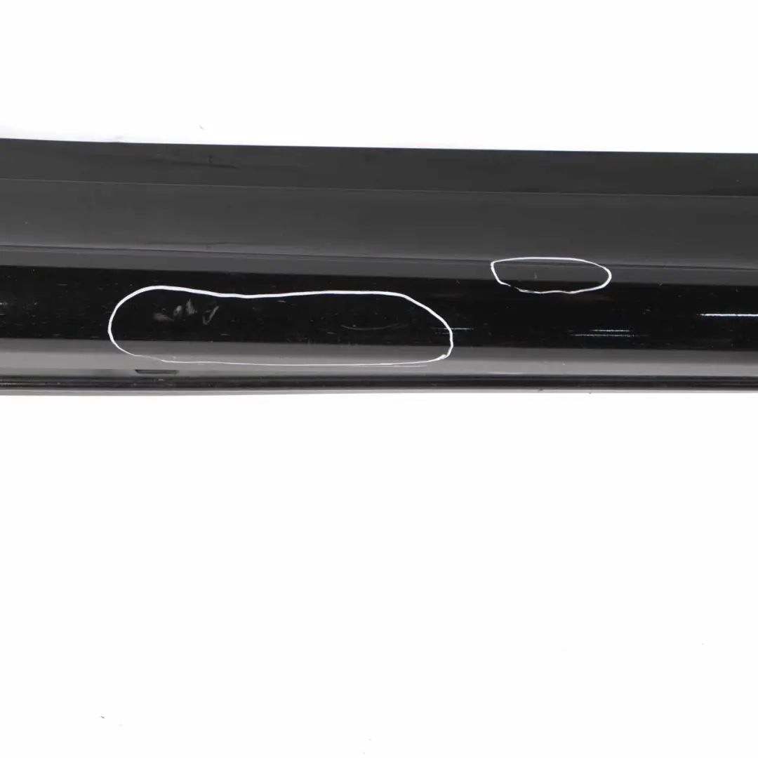 Mercedes W245 Side Skirt Door Sill Cover Right O/S Night Black Metallic - 696