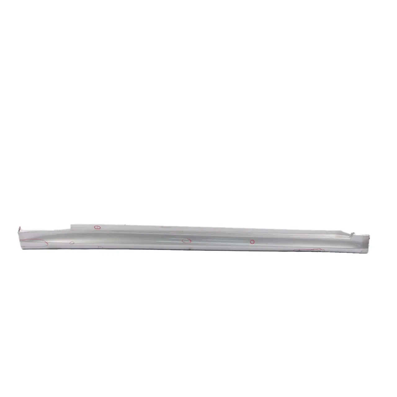 Mercedes W245 Door Sill Side Cover Skirt Right O/S Polar Silver Metallic - 761