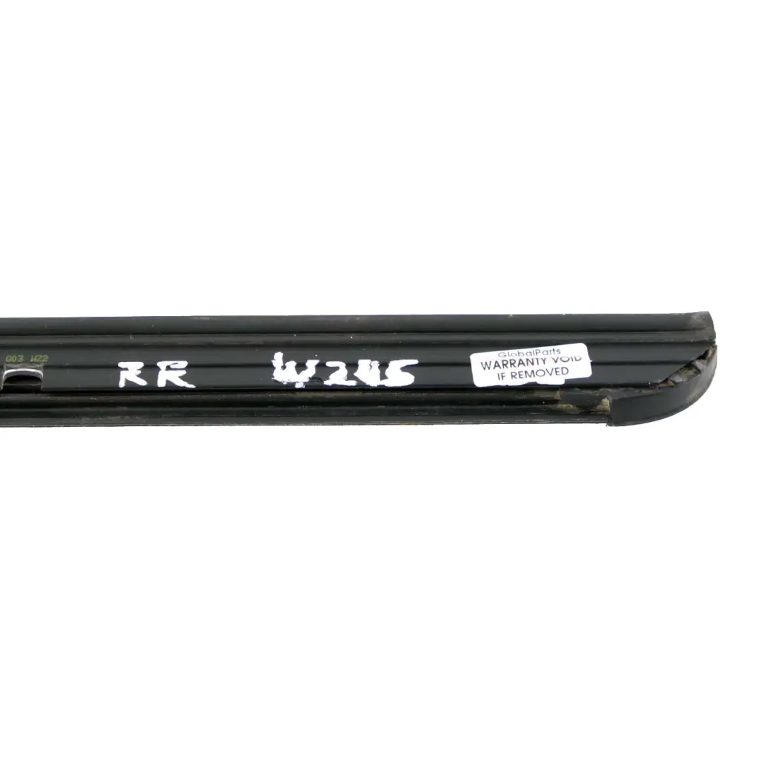 Mercedes W245 Rear Right O/S Quarter Glass Molding Trim Black