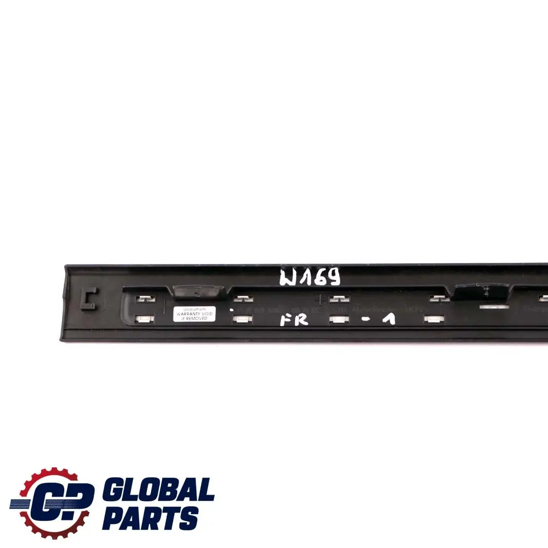 Mercedes W169 Front Right Door O/S Sill Entrance Trim Strip Black