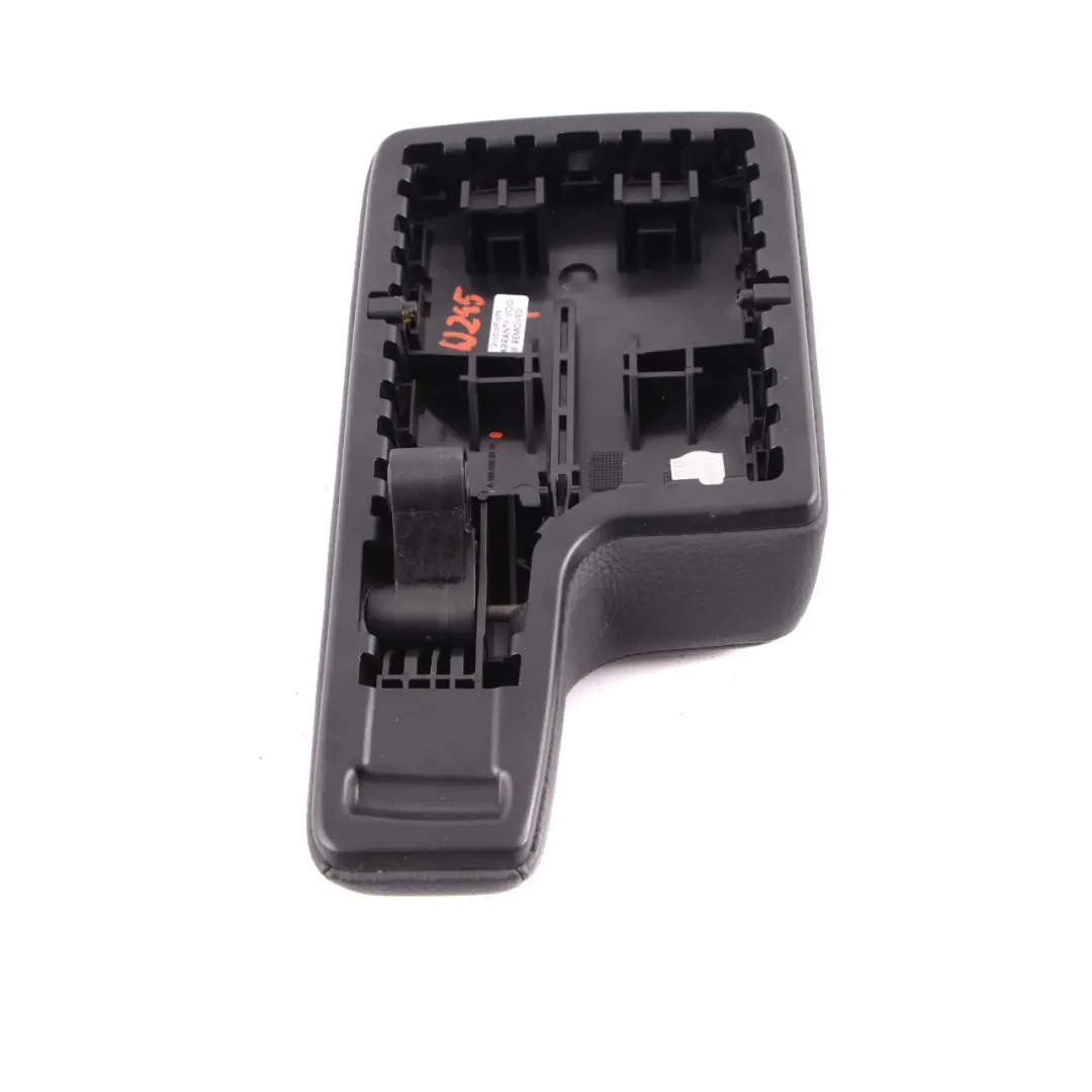 Embellecedor reposabrazos consola Mercedes W169 W245 cuero negro A1696800319