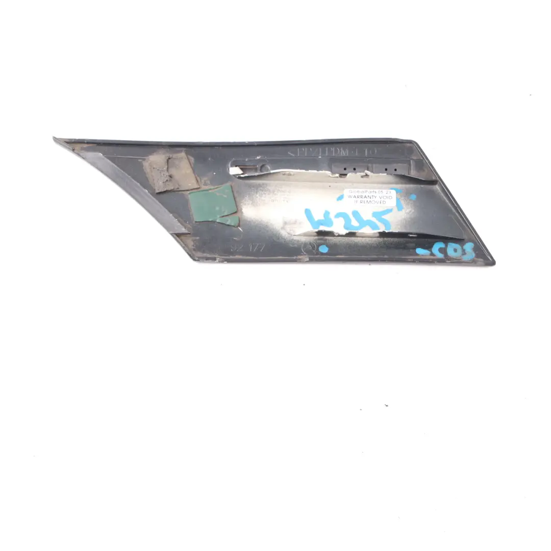 Mercedes B W245 Protective Strip Left N/S Rear Fender Kosmos Black A1696983362