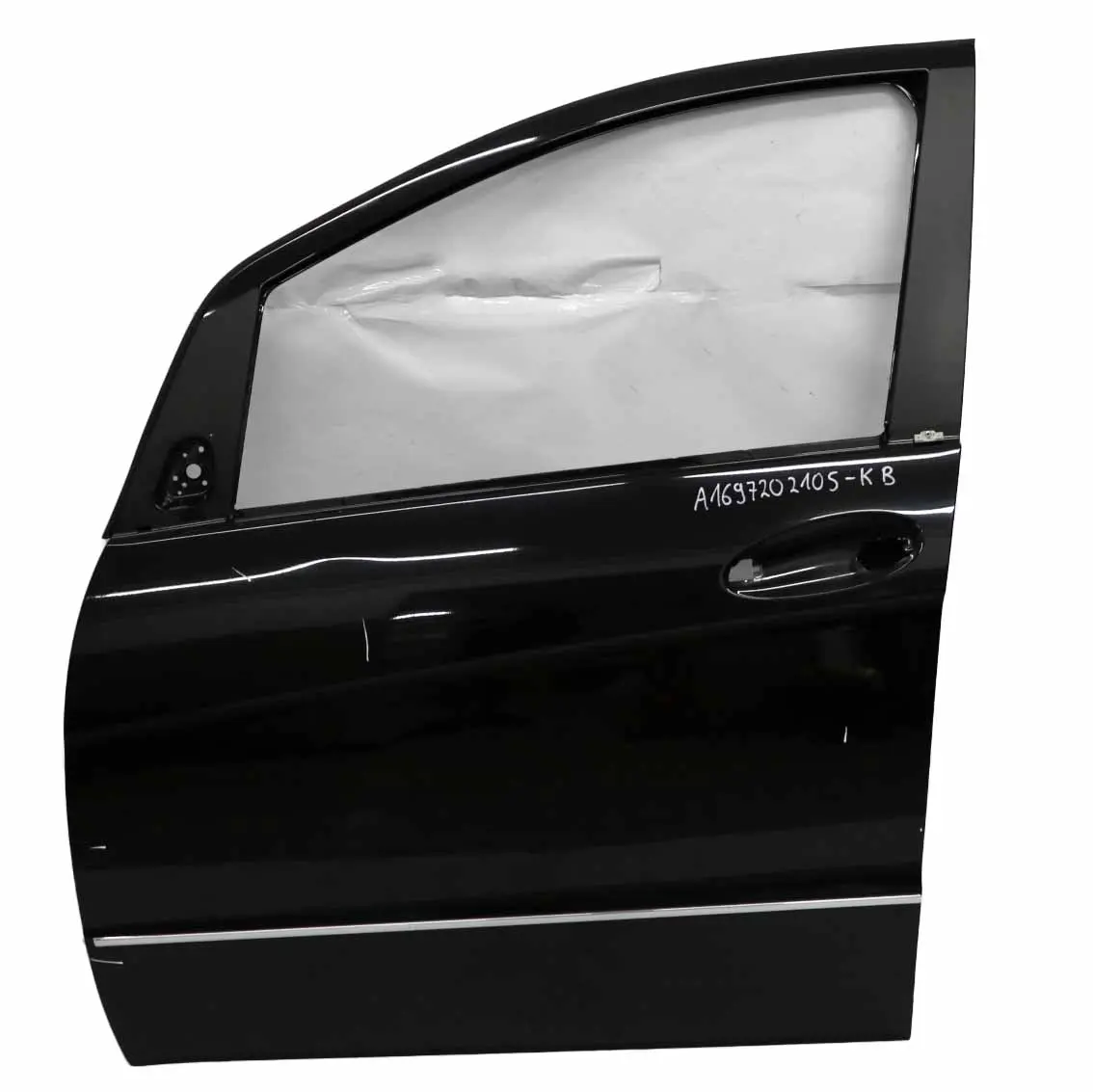 Mercedes W169 Door Front Left N/S A-Class Kosmos Black Metallic - 191