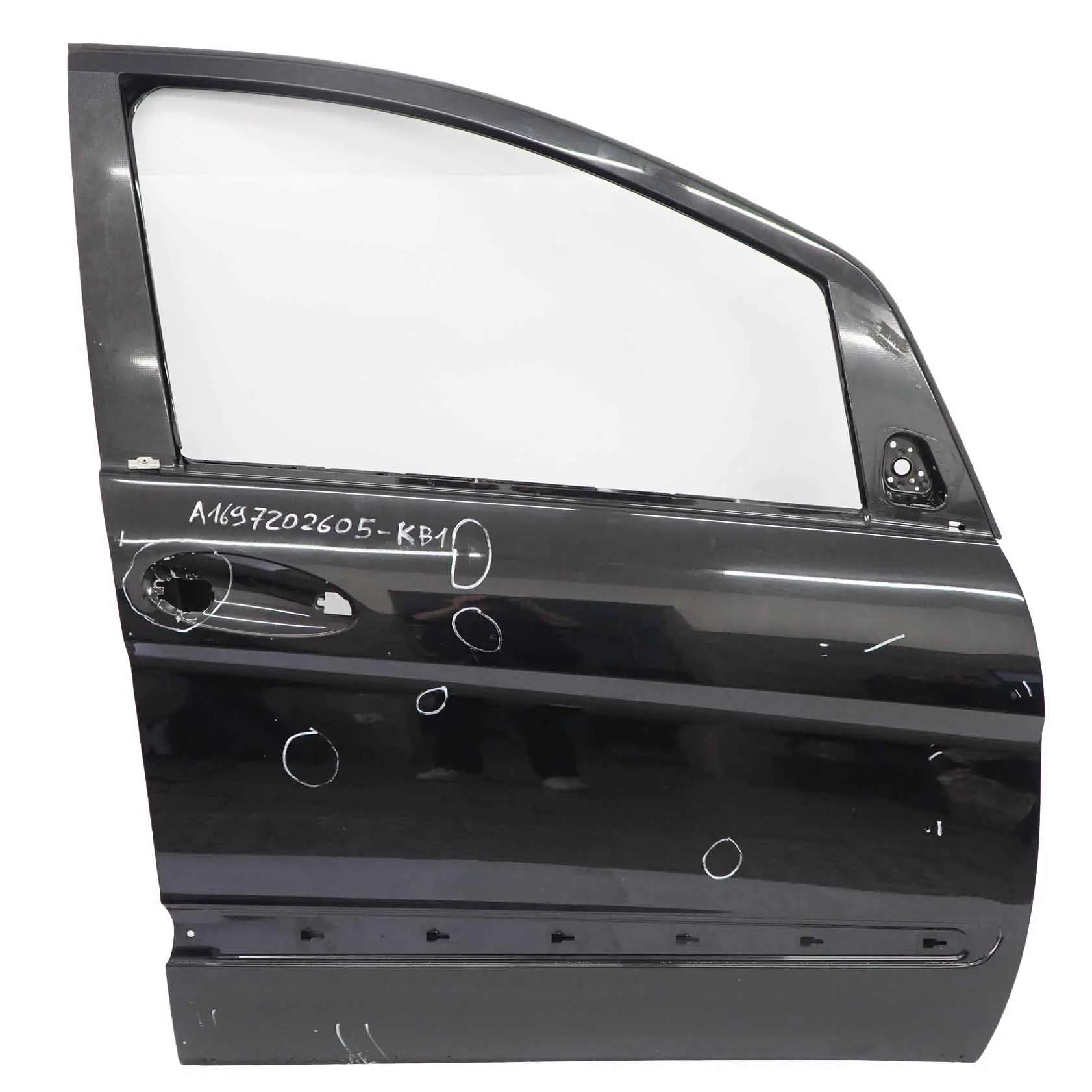 Mercedes W245 Door Front Right O/S Kosmosschwarz Cosmic Black Metallic - 191