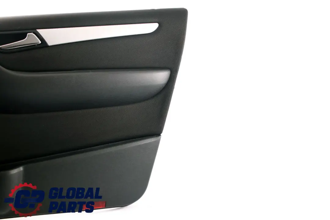 Mercedes A-Class W169 Front Right O/S Door Card Trim Panel Cloth Black