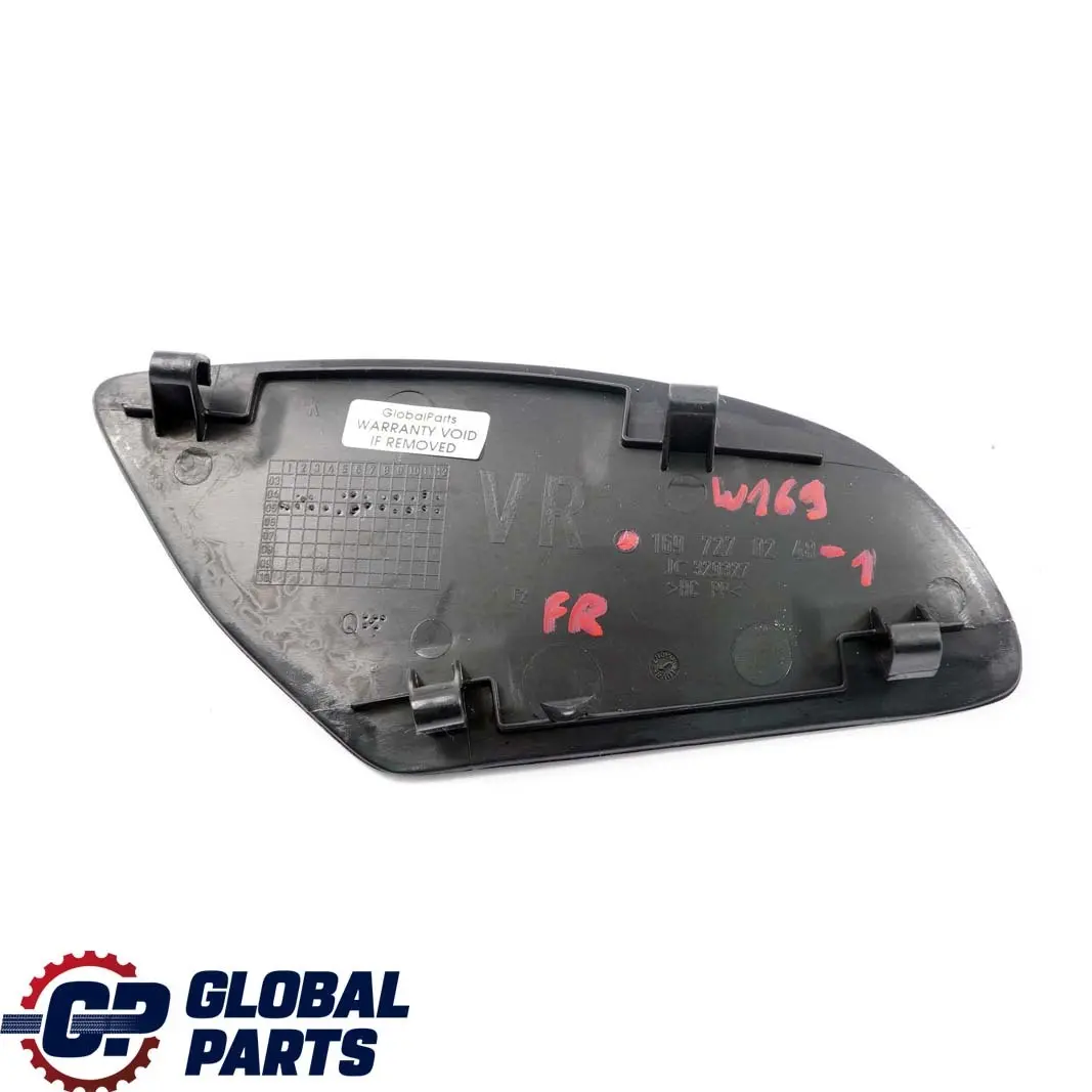 Mercedes W169 W245 Embellecedor Tapa Control Puerta Delantera Derecha Negro